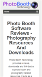 Mobile Screenshot of photoboothtechnology.com